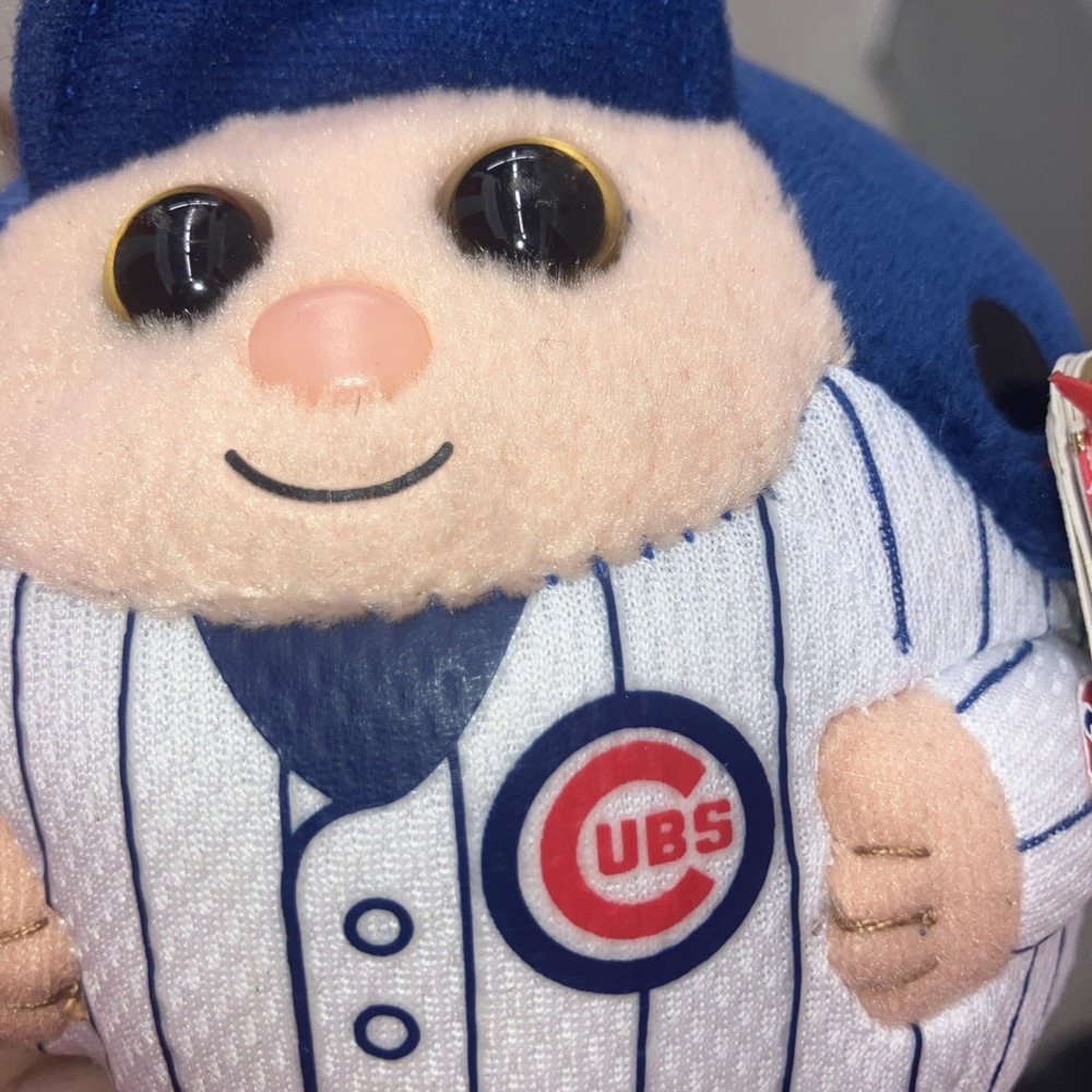 Chicago Cubs TY Beanie Baby Ballz Balls Plush NWT MLB Baseball uniform